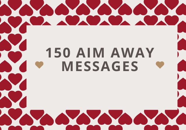 AIM Away Messages