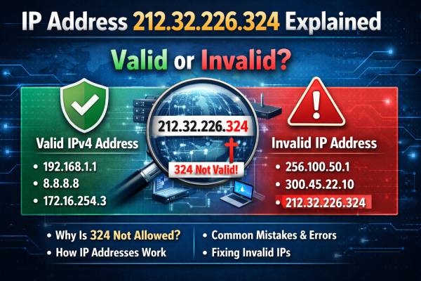 IP Address 212.32.226.324 Explained – Is It Valid or Fake?