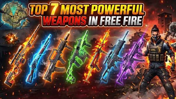 Powerful Weapons in Free Fire